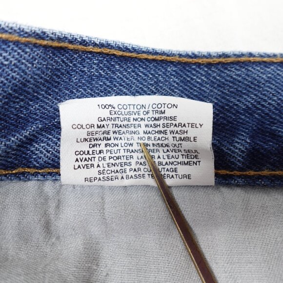 Vintage 90s Tommy Hilfiger Baggy Freedom Jeans Men's 37x30 Made in Canada - Picture 5 of 12